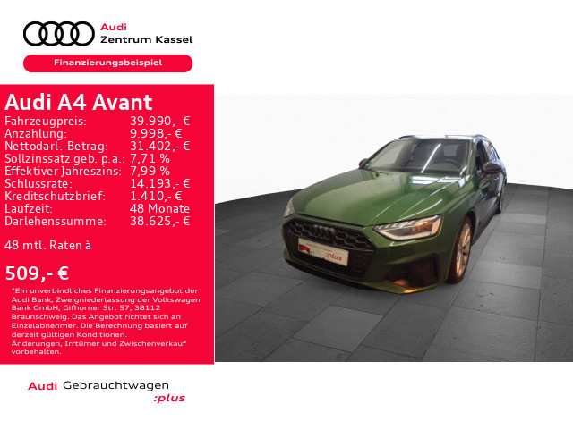 Audi A4 Avant Quattro S-Line S-Tronic 40 TFSI