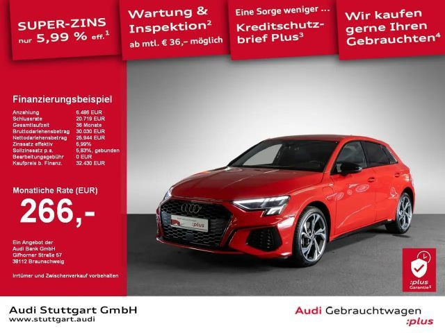 Audi A3 Sportback Sedan S-Line Hybride 40 TFSI