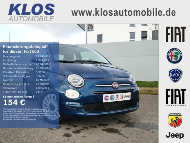 Fiat 500 1.0 GSE HYBRID 70PS APPLE CARPLAY ALU