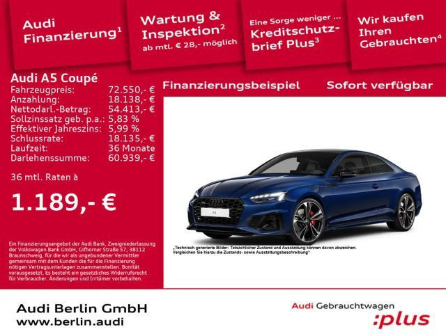 Audi A5 Quattro S-Line S-Tronic 45 TFSI