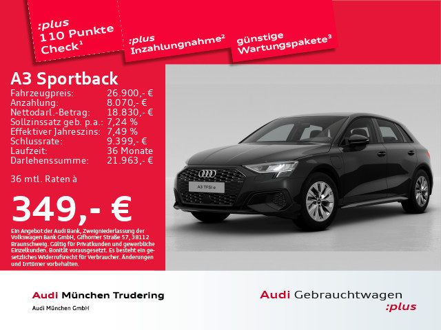 Audi A3 Sportback S-Tronic Hybride 40 TFSI