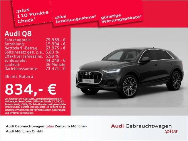 Audi Q8 Quattro S-Line Hybride 55 TFSI