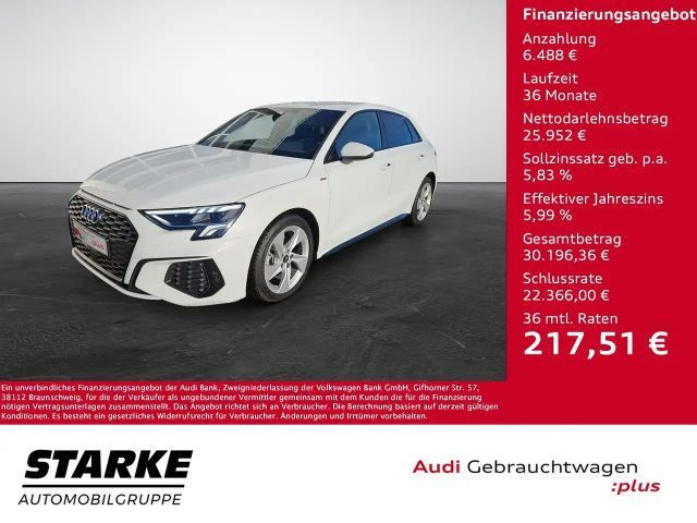 Audi A3 Sportback Sedan S-Line S-Tronic 35 TFSI