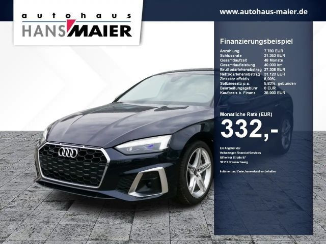 Audi A5 Sportback Quattro S-Line S-Tronic 45 TFSI