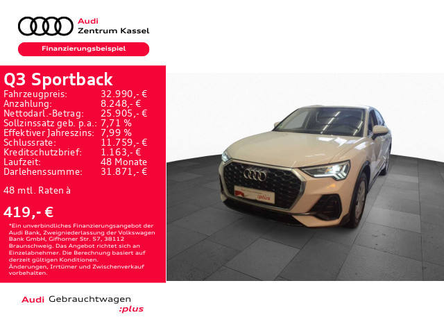 Audi Q3 Sportback S-Tronic Hybride 45 TFSI