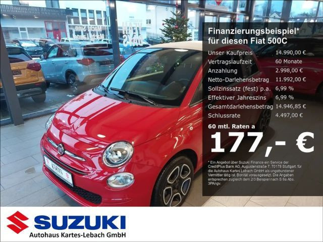 Fiat 500C Club 1.0 Mild Hybrid AC PDC Car Play Andoid