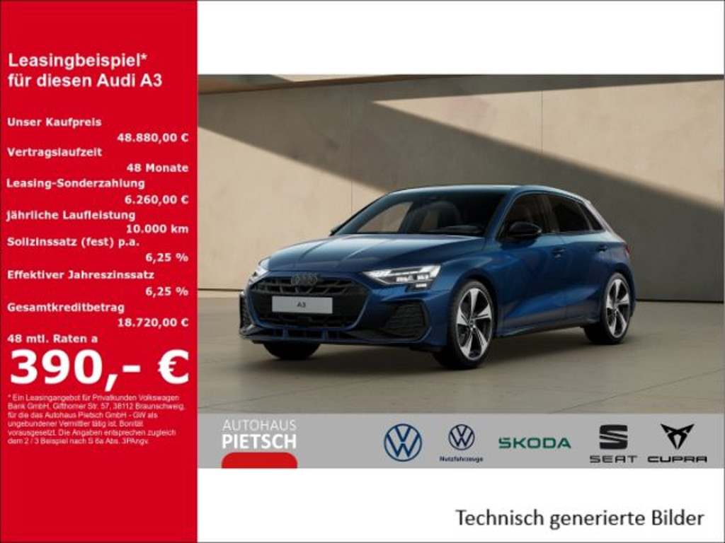 Audi A3 Sportback S-Line S-Tronic 35 TFSI