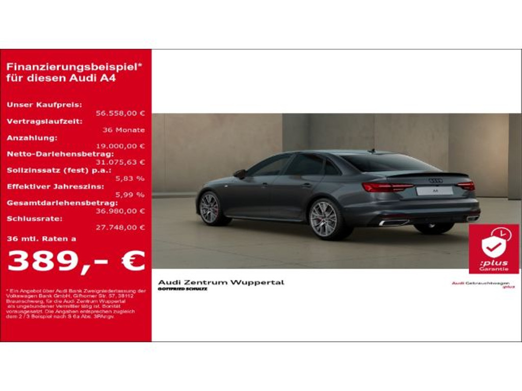 Audi A4 Sedan Quattro S-Line 50 TDI
