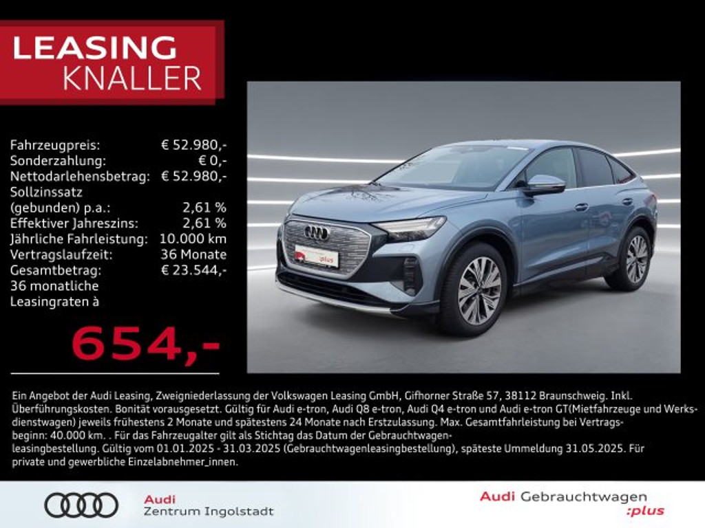 Audi Q4 e-tron Sportback Quattro 50