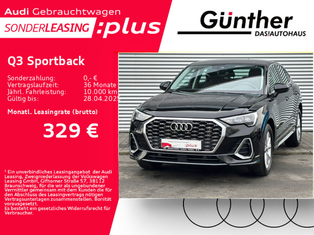 Audi Q3 Sportback S-Line S-Tronic 35 TFSI