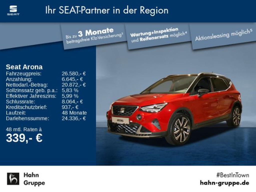 Seat Arona FR-lijn 1.0 TSI