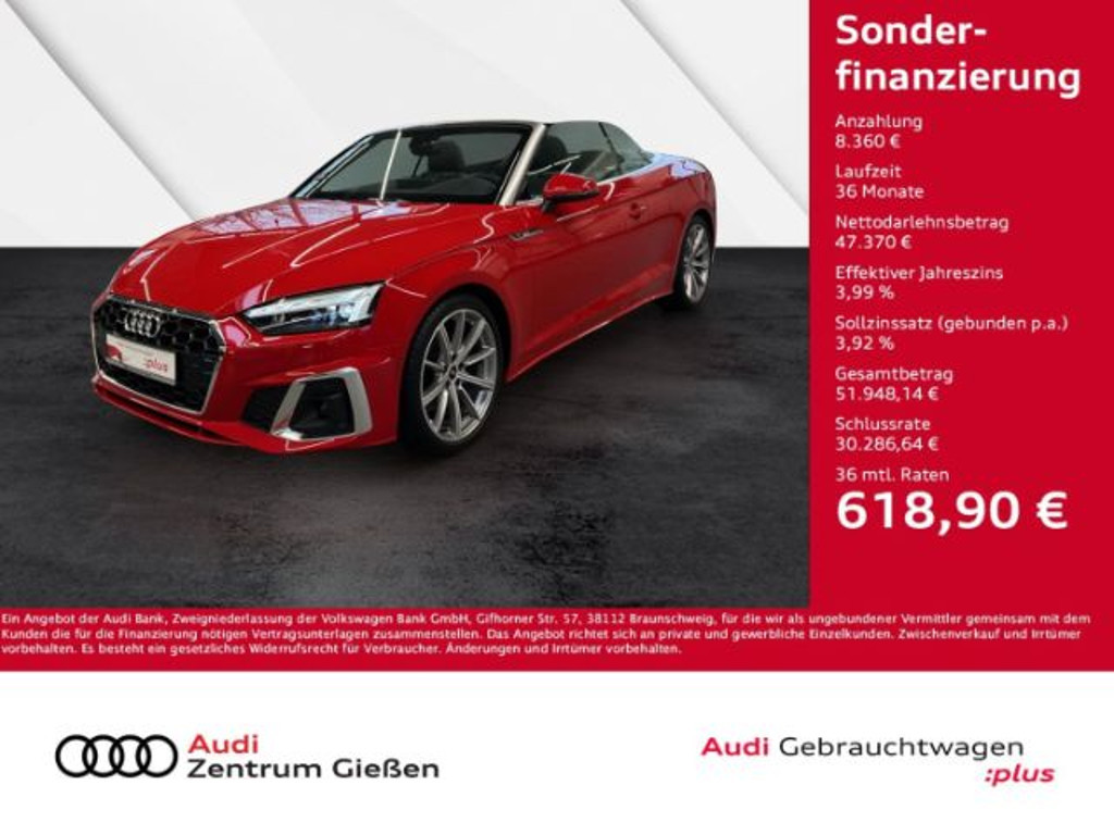 Audi A5 Cabriolet S-Line S-Tronic 35 TDI