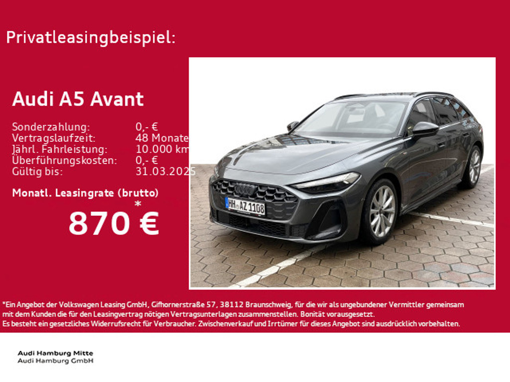 Audi A5 Avant Quattro S-Tronic