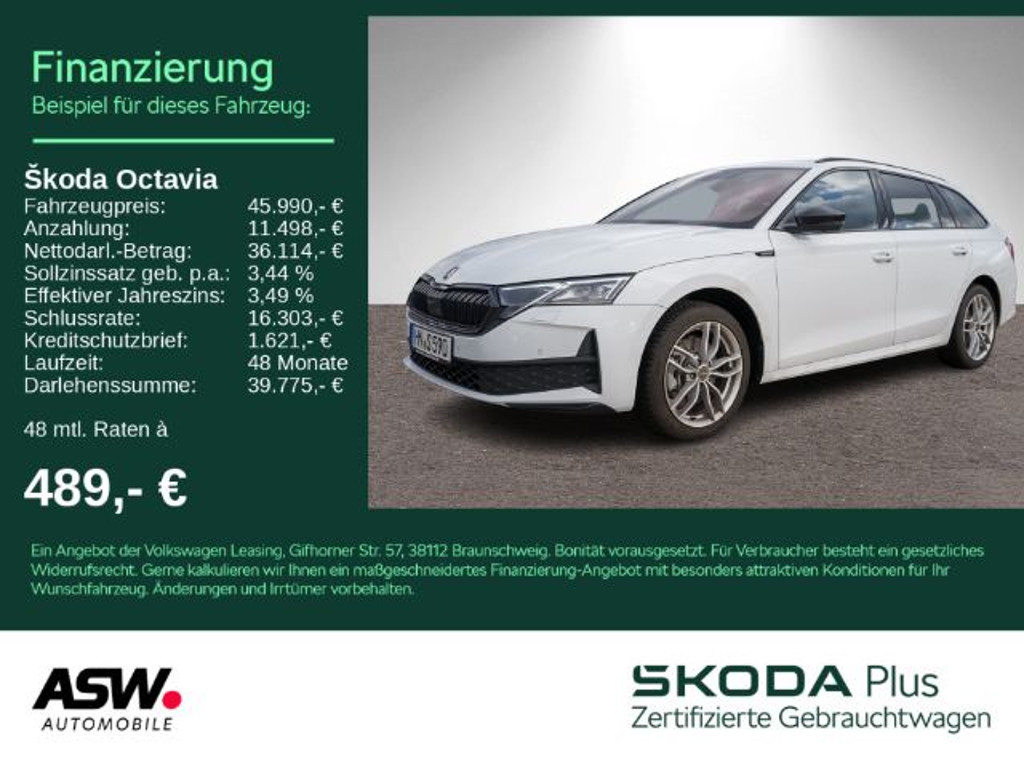 Skoda Octavia Combi Sportline