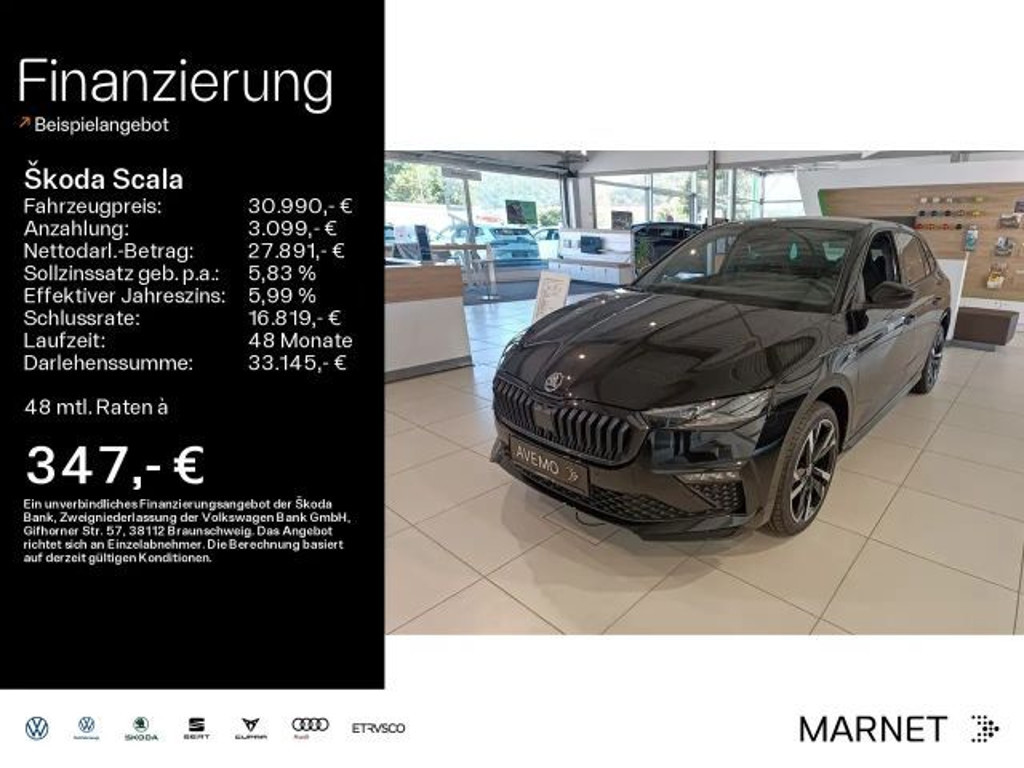 Skoda Scala Monte Carlo