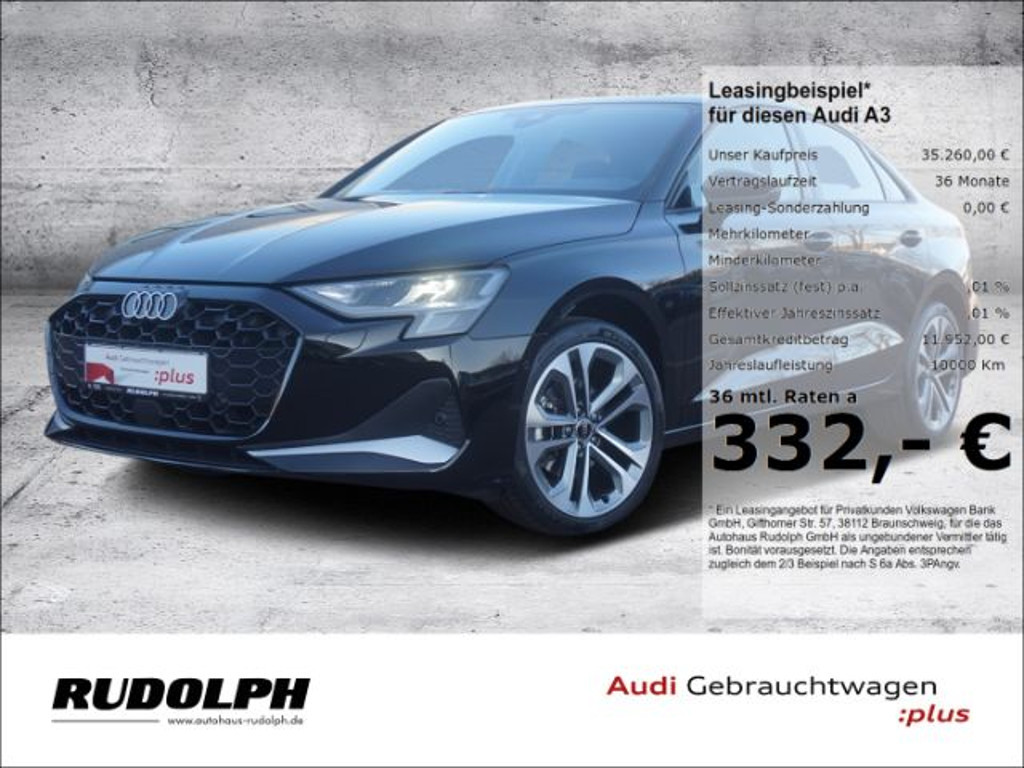Audi A3 Sedan S-Tronic 35 TFSI