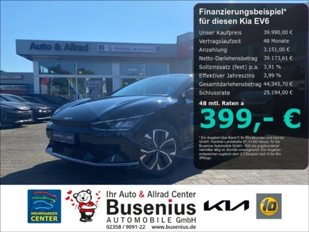 Kia EV6 58 kWh Achterwielaandrijving Air