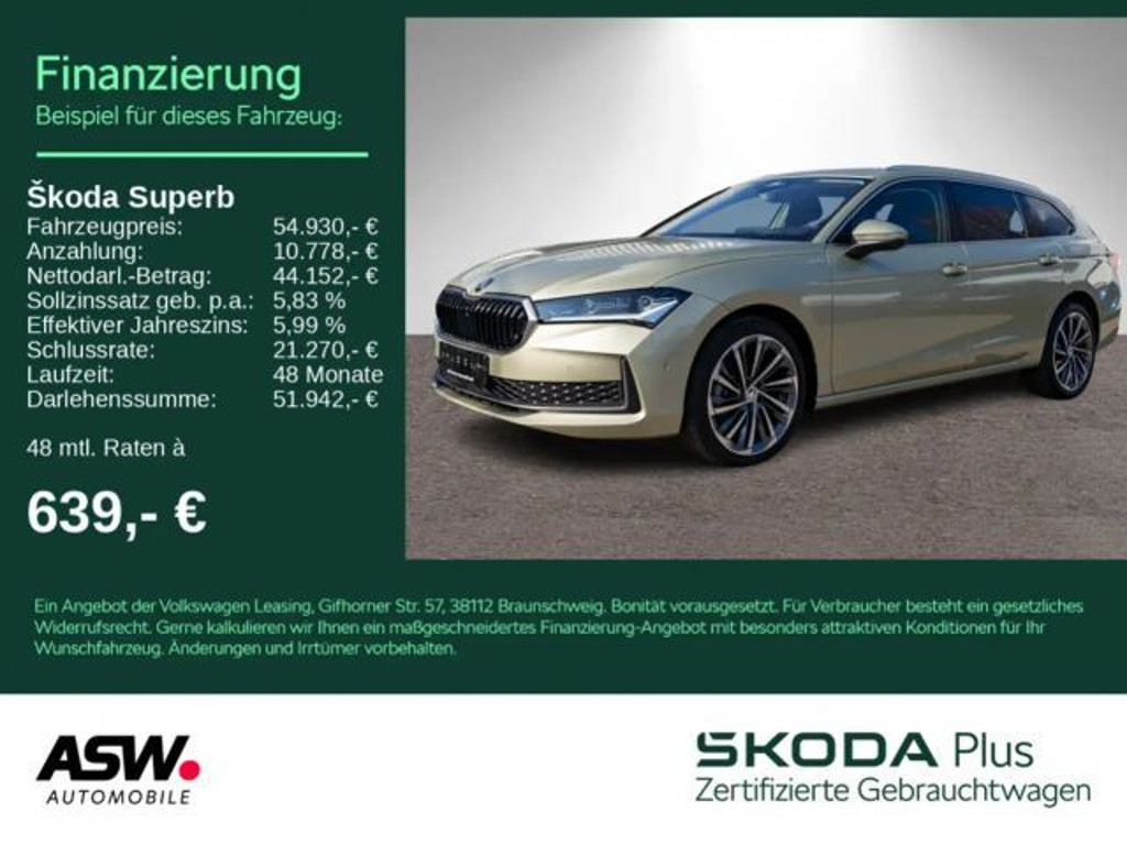 Skoda Superb Combi 2.0 TDI
