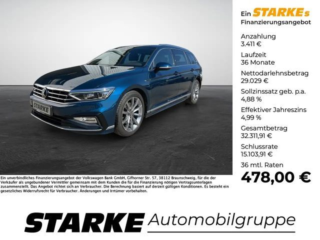 Volkswagen Passat 4Motion DSG Variant R-Line 2.0 TDI Elegance Elegance