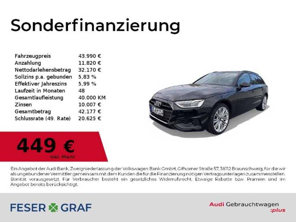 Audi A4 Avant S-Tronic 35 TDI