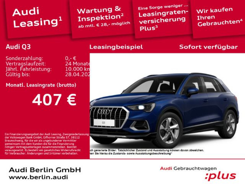 Audi Q3 S-Tronic 35 TDI