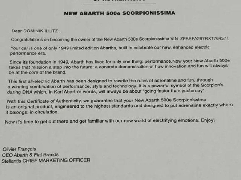 Abarth 500e