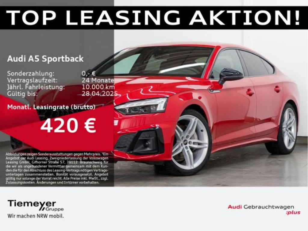 Audi A5 Sportback Quattro Business S-Line S-Tronic 45 TFSI