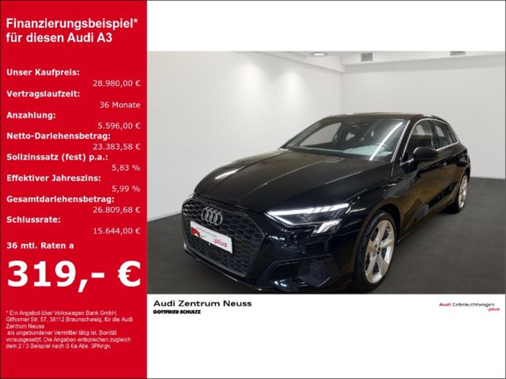 Audi A3 Sportback S-Tronic 35 TFSI