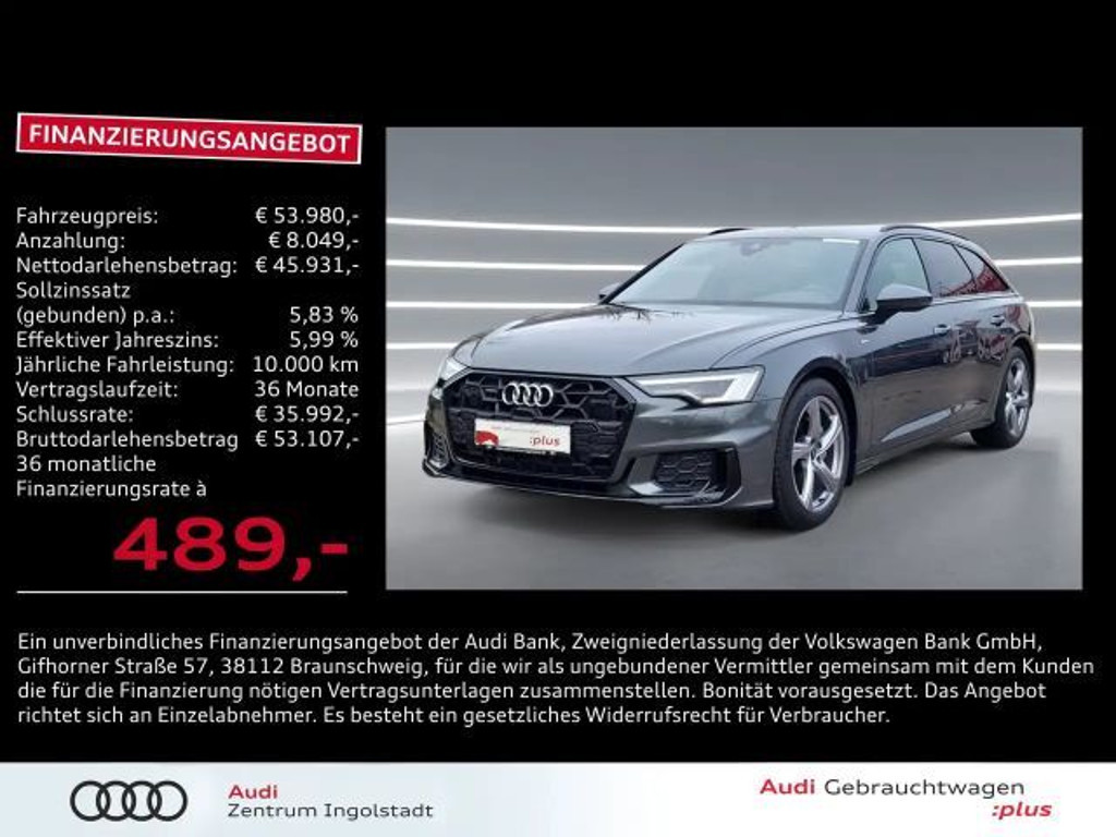 Audi A6 Avant Quattro S-Line 40 TDI