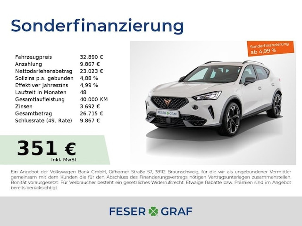 Cupra Formentor 1.4 e-Hybrid DSG VZ