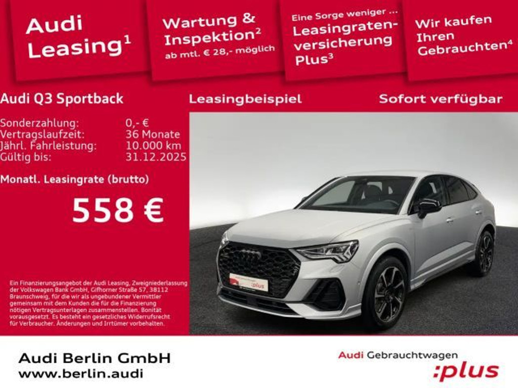Audi Q3 Quattro S-Line 40 TFSI