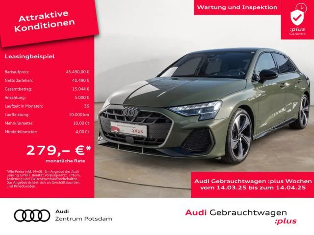Audi A3 Sportback Sedan S-Line 35 TFSI