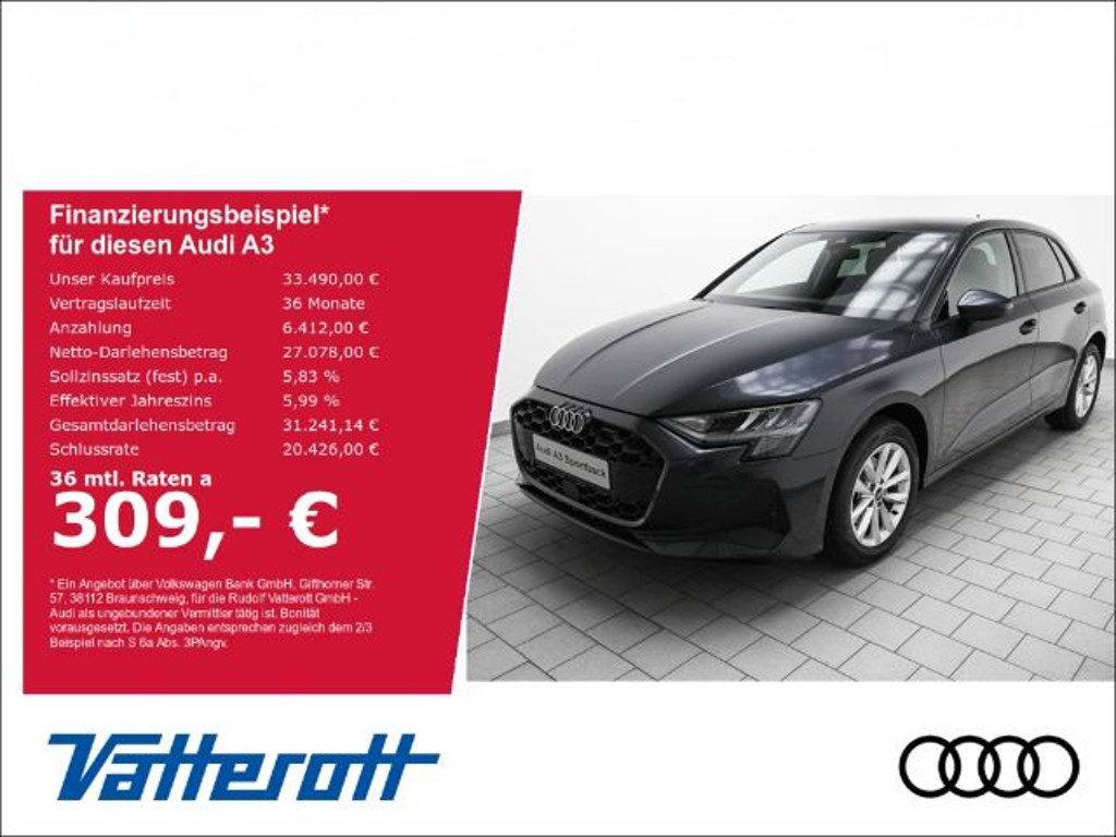 Audi A3 Sportback S-Tronic 30 TFSI