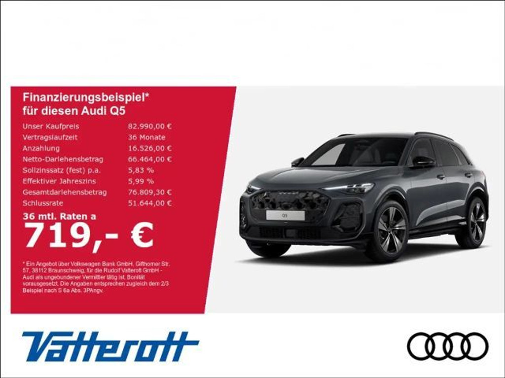 Audi Q5 edition one schwarz TDI Luftfed. Matrix HUD