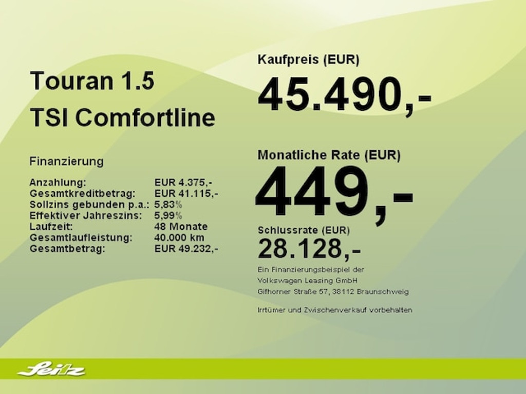 Volkswagen Touran 1.5 TSI