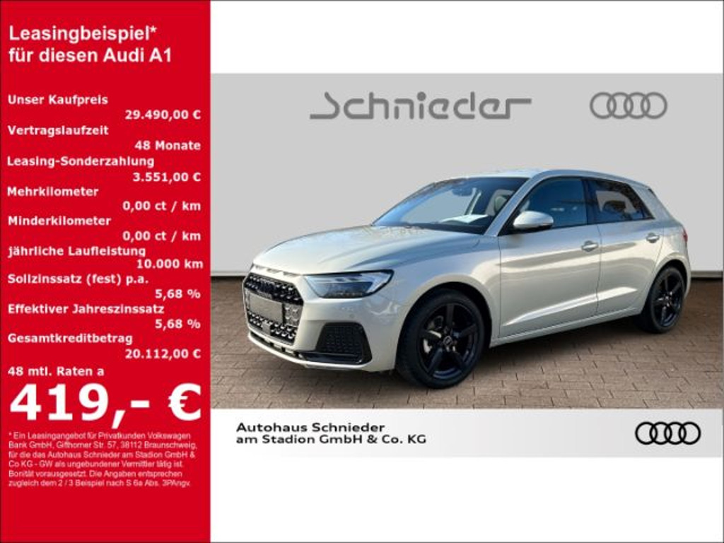 Audi A1 Sportback S-Tronic 30 TFSI