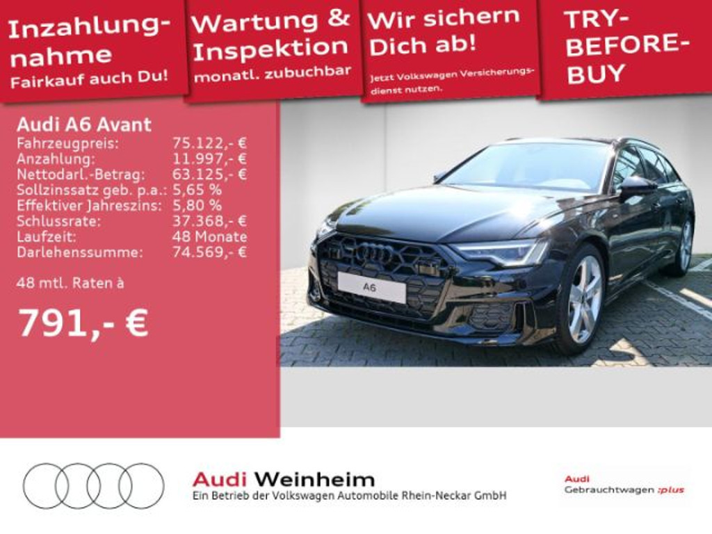 Audi A6 Avant Quattro S-Line S-Tronic 40 TDI