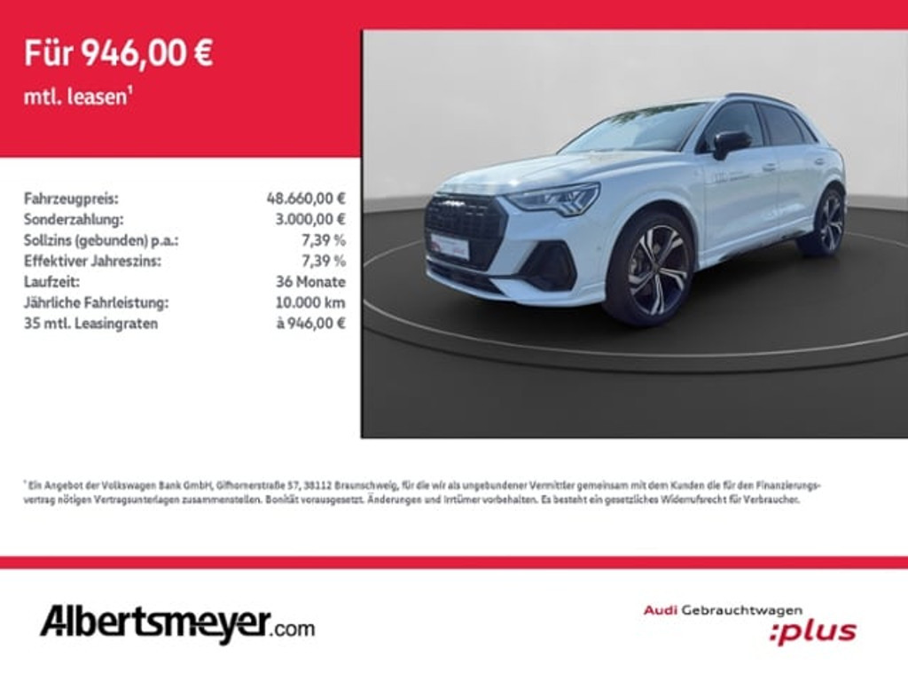 Audi Q3 Quattro S-Line S-Tronic 40 TDI