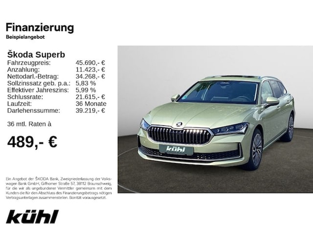 Skoda Superb Combi 1.5 TSI