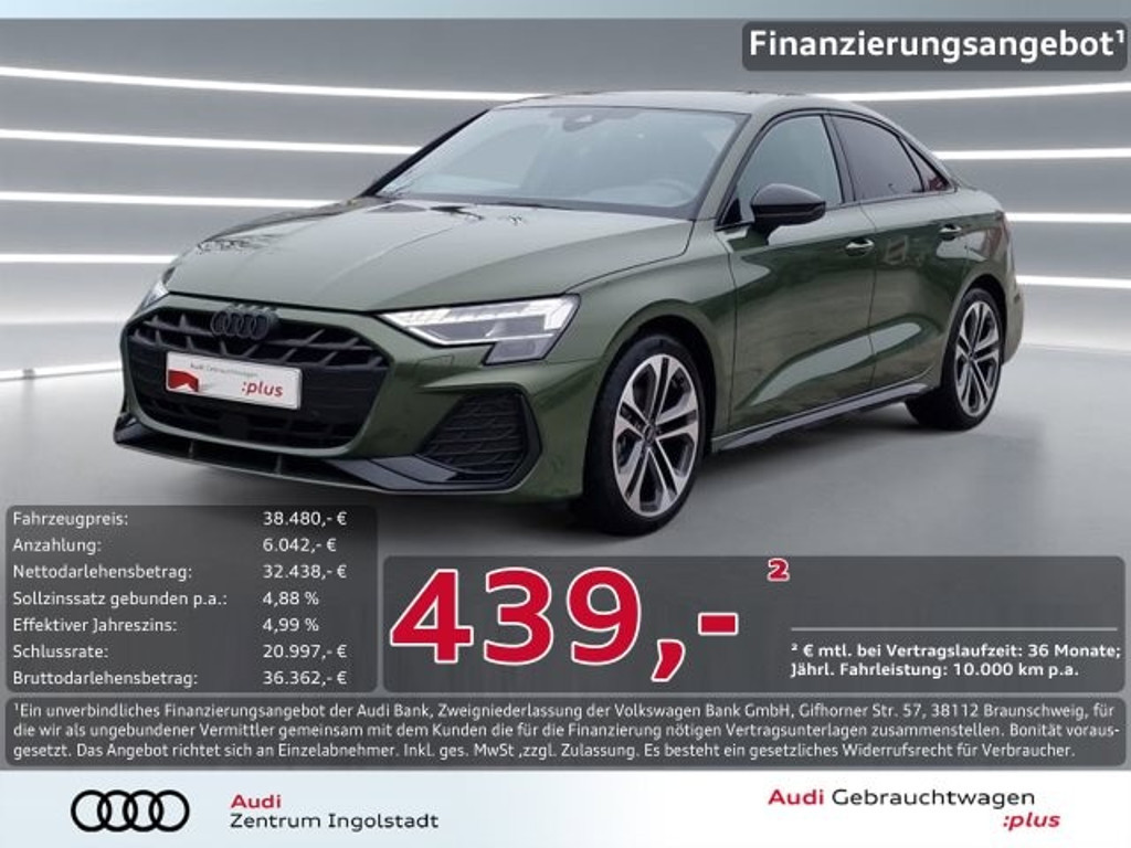 Audi A3 Sedan S-Line S-Tronic 35 TDI