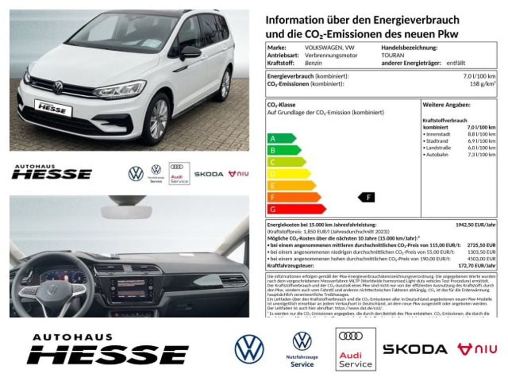 Volkswagen Touran DSG 1.5 TSI