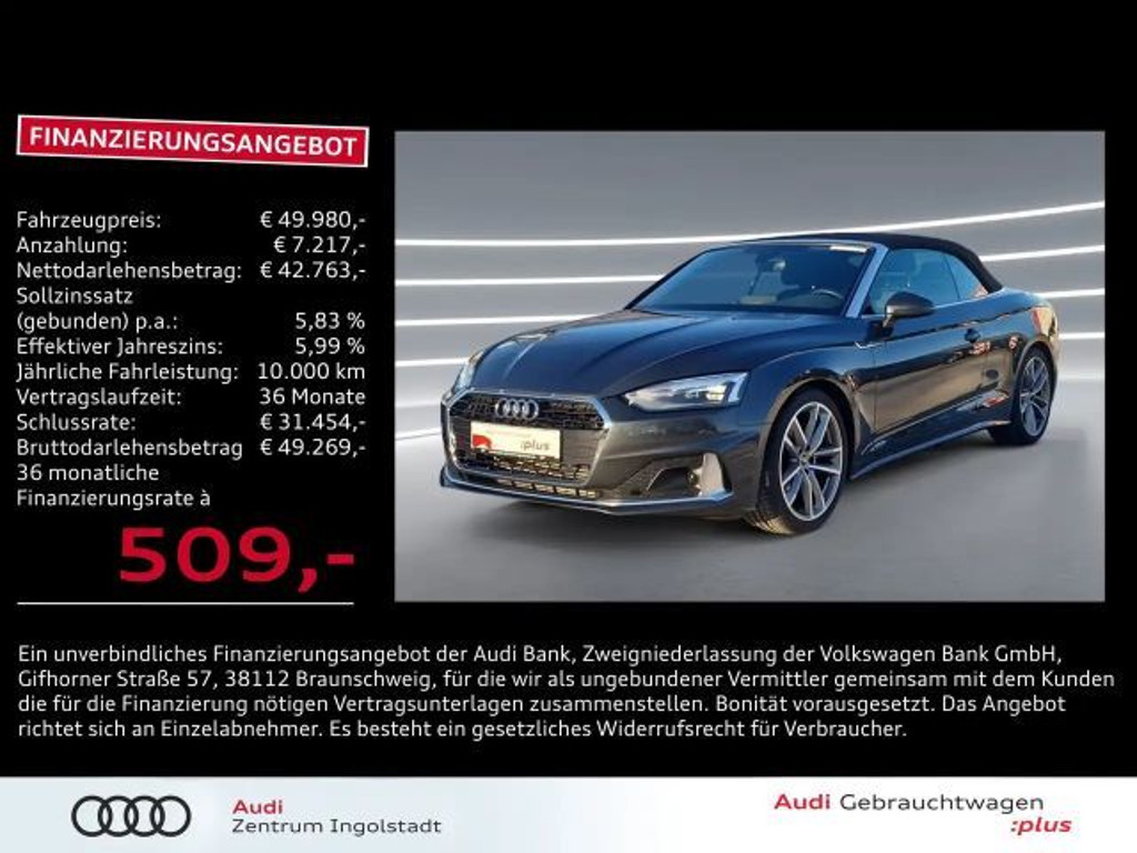 Audi A5 Cabriolet 35 TFSI