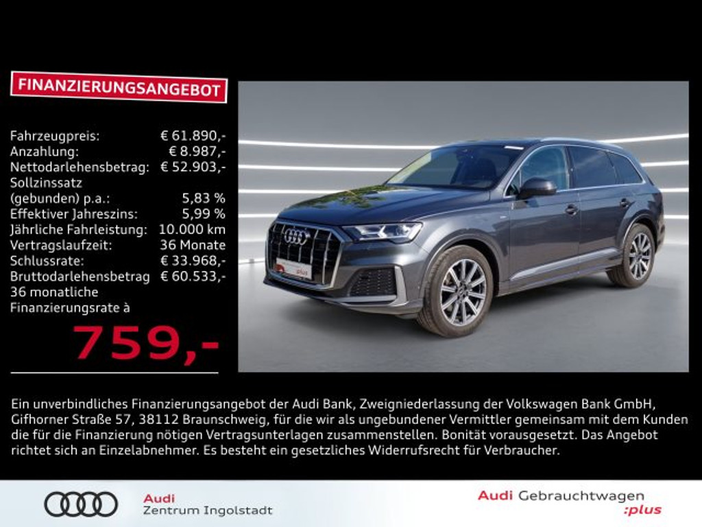 Audi Q7 Quattro 50 TDI