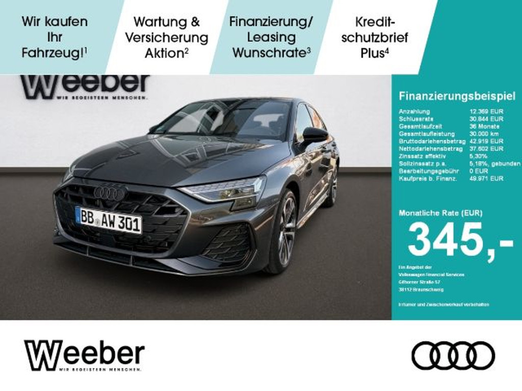 Audi A3 Sportback S-Line S-Tronic Hybride 45 TFSI