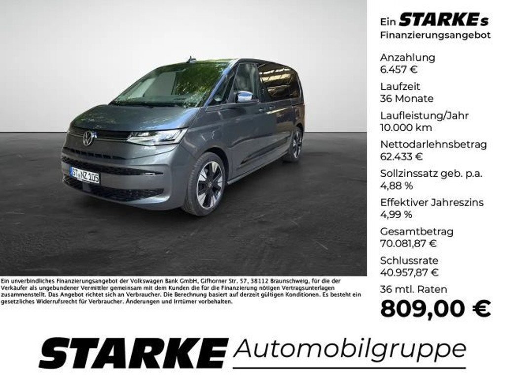 Volkswagen Multivan DSG 2.0 TDI T7
