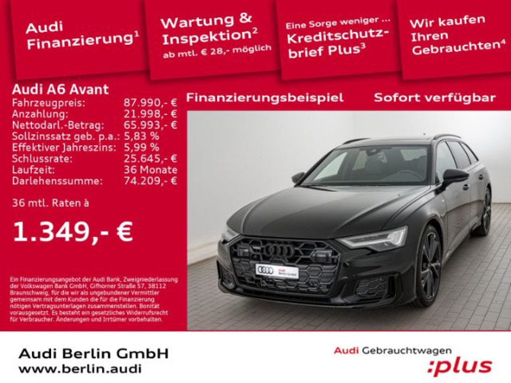 Audi A6 Avant Quattro S-Line S-Tronic Hybride 55 TFSI
