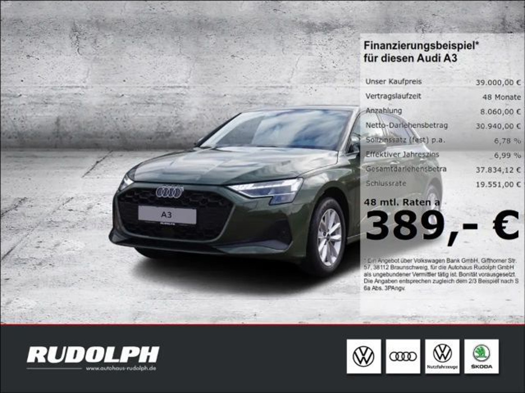 Audi A3 Sportback S-Tronic 30 TFSI