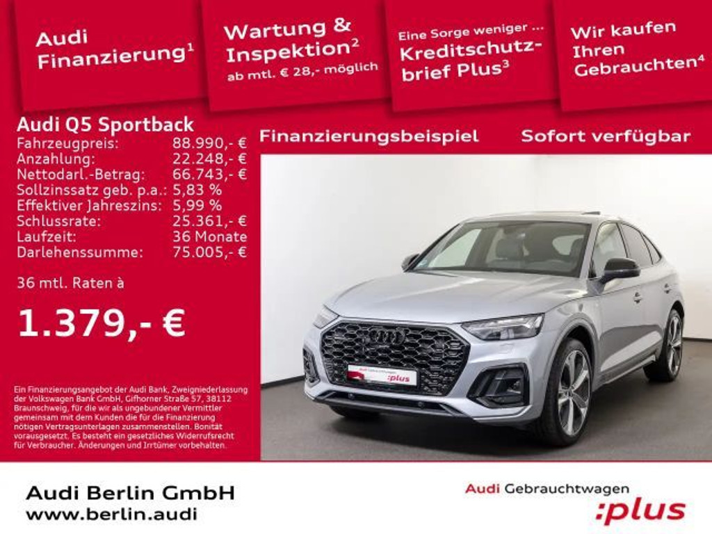Audi Q5 Quattro S-Line S-Tronic Hybride 55 TFSI