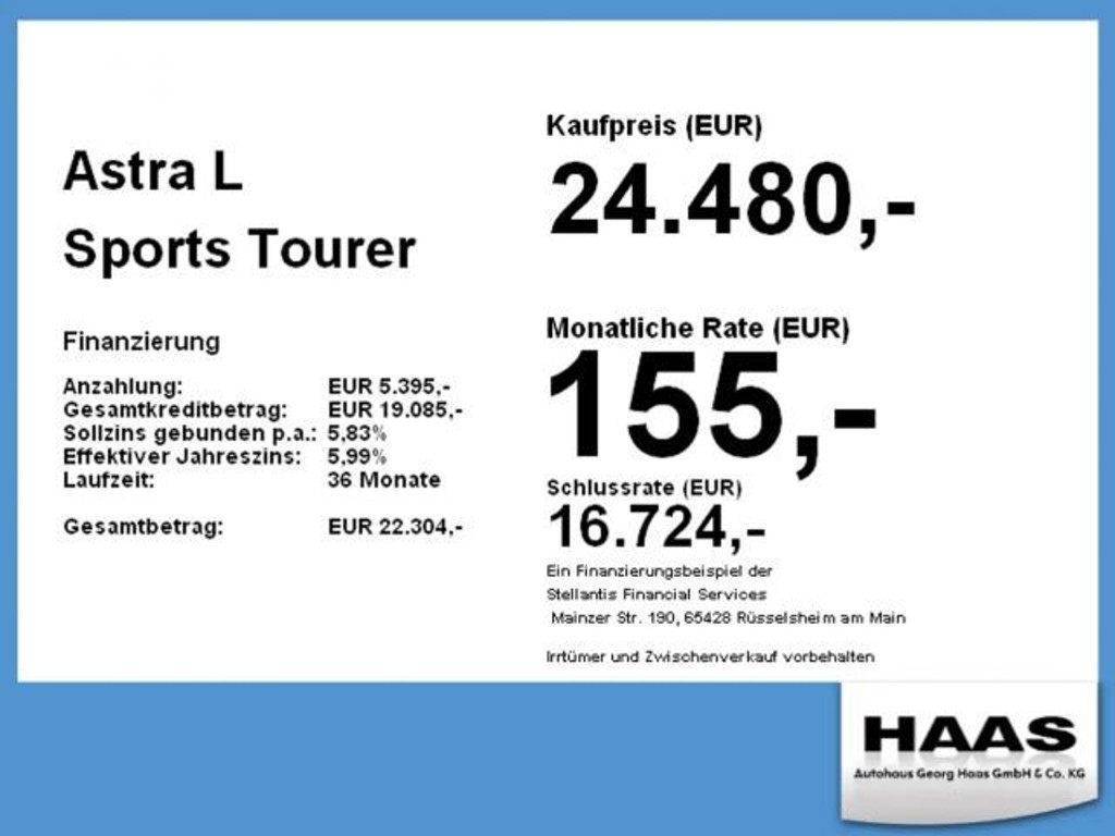 Opel Astra Sports Tourer