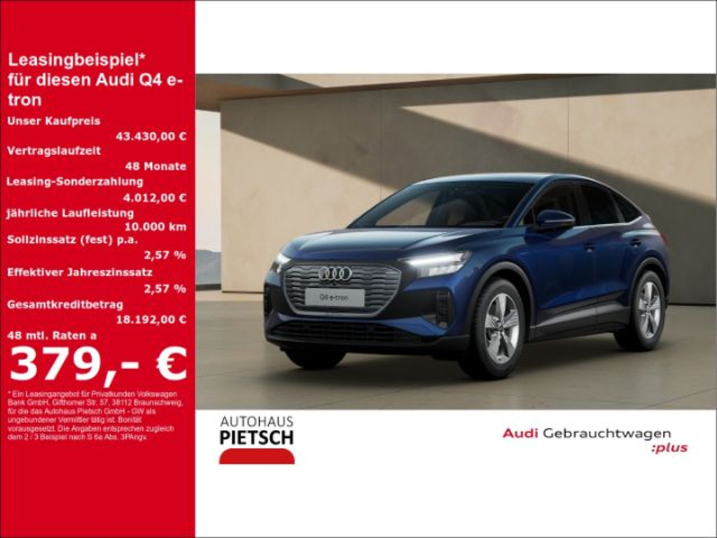 Audi Q4 e-tron Sportback